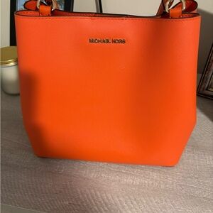 Michael Kors Vibrant Orange Shoulder Bag